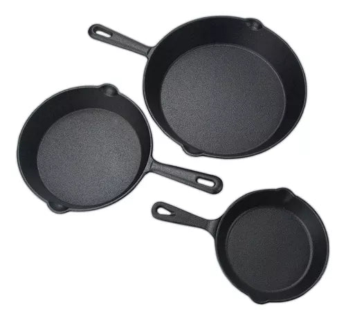 Sartenes De Hierro Fundido x3