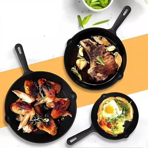 Sartenes De Hierro Fundido x3